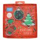 Festive Cookie Cutter Set of 3 - Set of 3 Festive Cookie Cutters