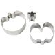 Novelty Plunger Cutters - Medium Sweet Pea Set of 2 & Star Calyx