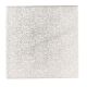 Single Thick Square Cake Card - Silver - 406mm (16