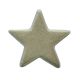 Sugar Decoration - Moulded Star Lustre - Silver - 19mm - E171 Free