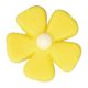 Sugar Decoration - 5 Petal Flower - Yellow - E171 Free - 26mm