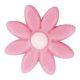 Sugar Decoration - 8 Petal Flower - Pink - E171 Free - 28mm