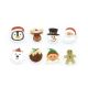 Sugar Decoration - Christmas Characters - 42mm