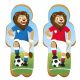 Sugar Decoration - Gingerbread - Football Lion - 75 x 163mm