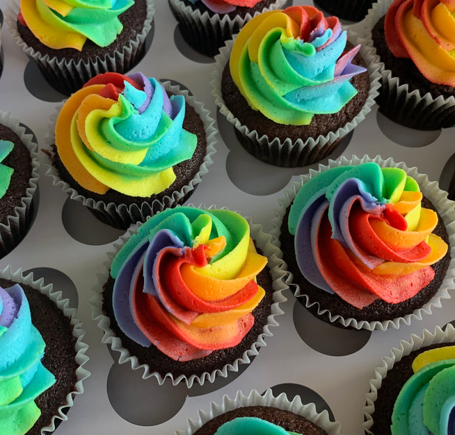 Rainbow Buttercream